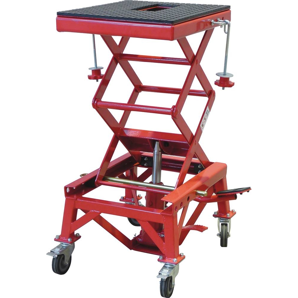 Lève moto hydraulique mobile 135kg DRAKKAR - 15344