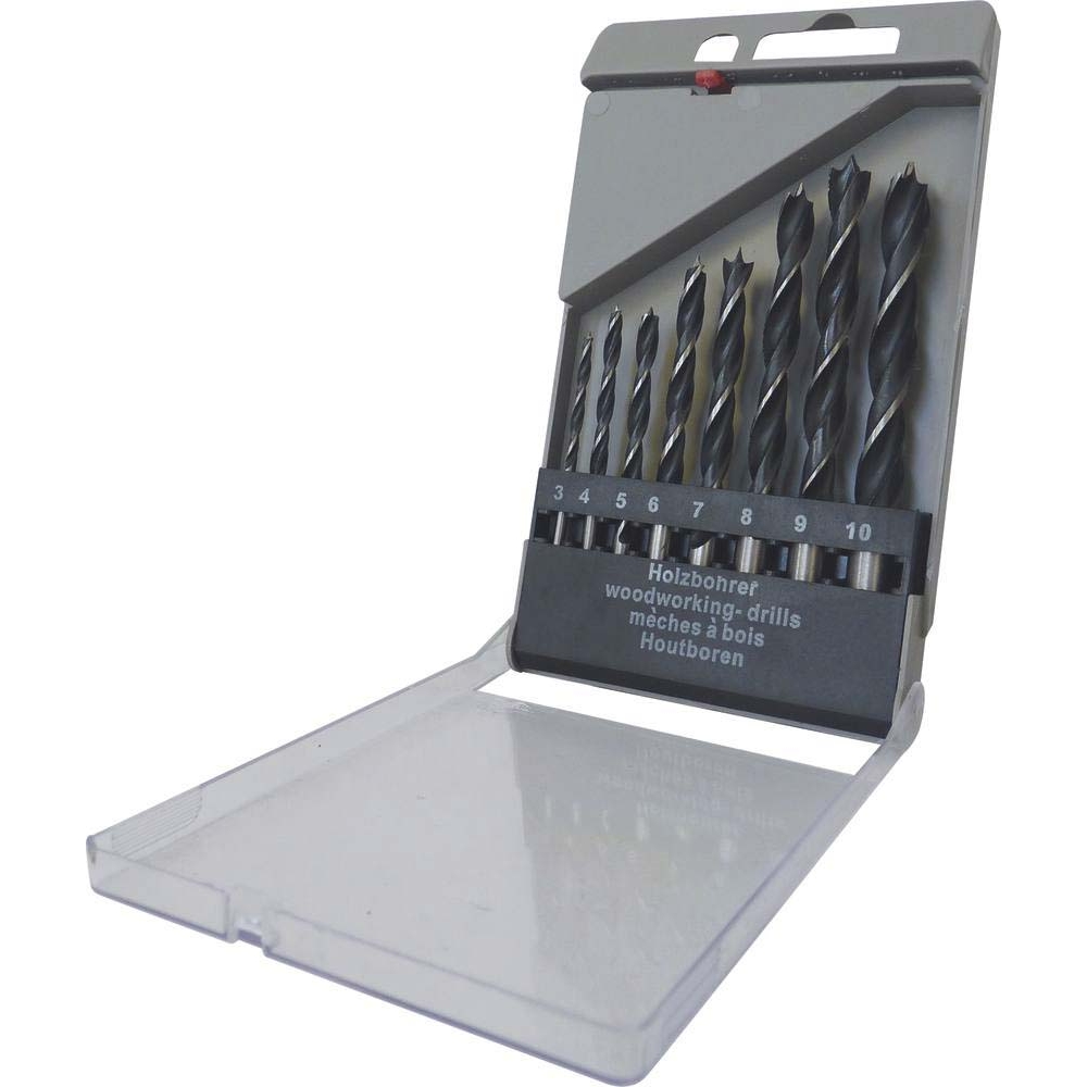 Mèche bois 3 à 10mm - coffret de 8 pcs STILKER - 15390