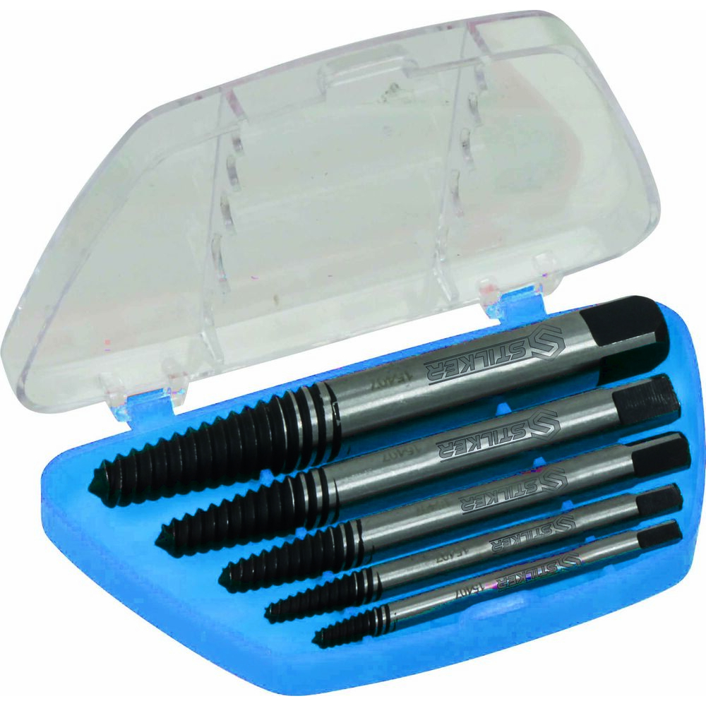 Extracteur de vis cassée 3,9 à 10,9mm - boîte de 5 pcs STILKER - 15407