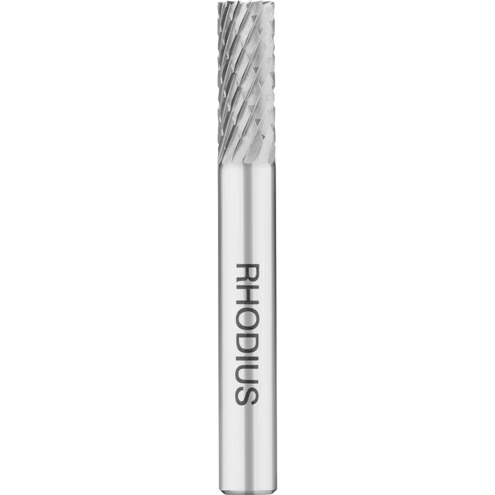 Fraise métallique cylindrique sur tige 6mm RHODIUS - 15425