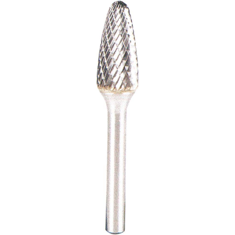 Fraise métallique ogive bout arrondi sur tige 6mm RHODIUS - 15434