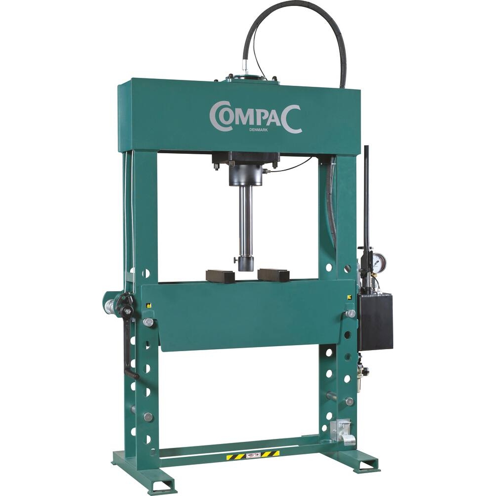 Presse d'atelier manuelle et pneumatique 50T bati soudé COMPAC - 15490