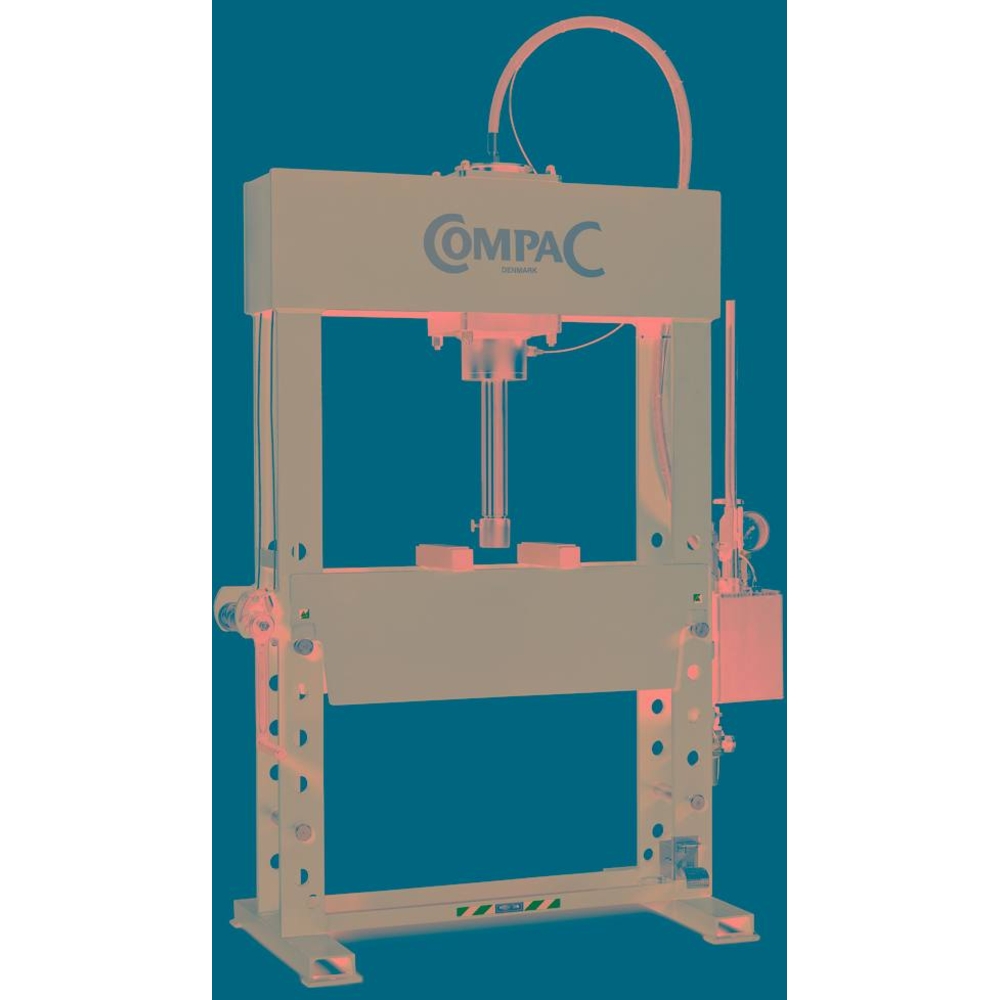 Presse d'atelier manuelle et pneumatique 70T bati soudé COMPAC - 15492