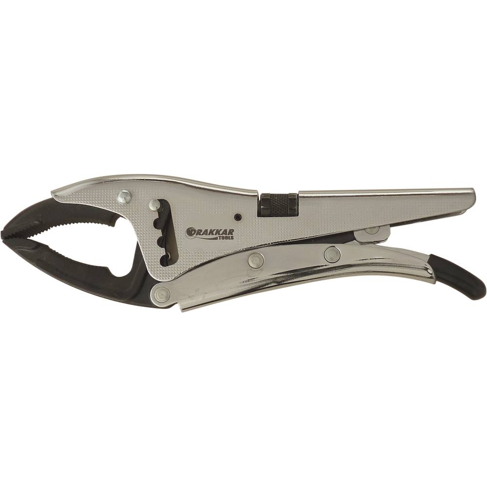 Pince étau à 4 crans 250mm réglage par molette - carte DRAKKAR TOOLS - 15496