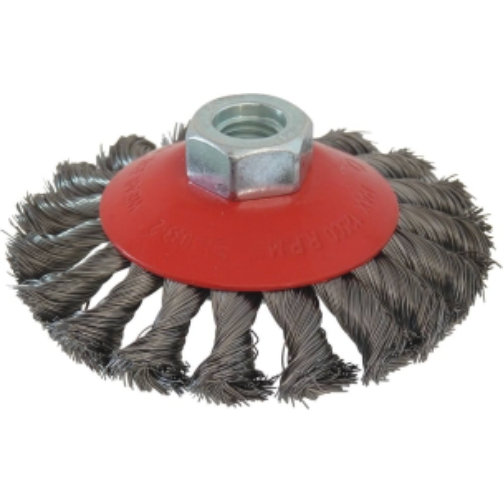 BROSSE CUVETTE D.100 M14 FIL 0.35 ACIER TORSADE - DRAKKAR TOOLS - 15500