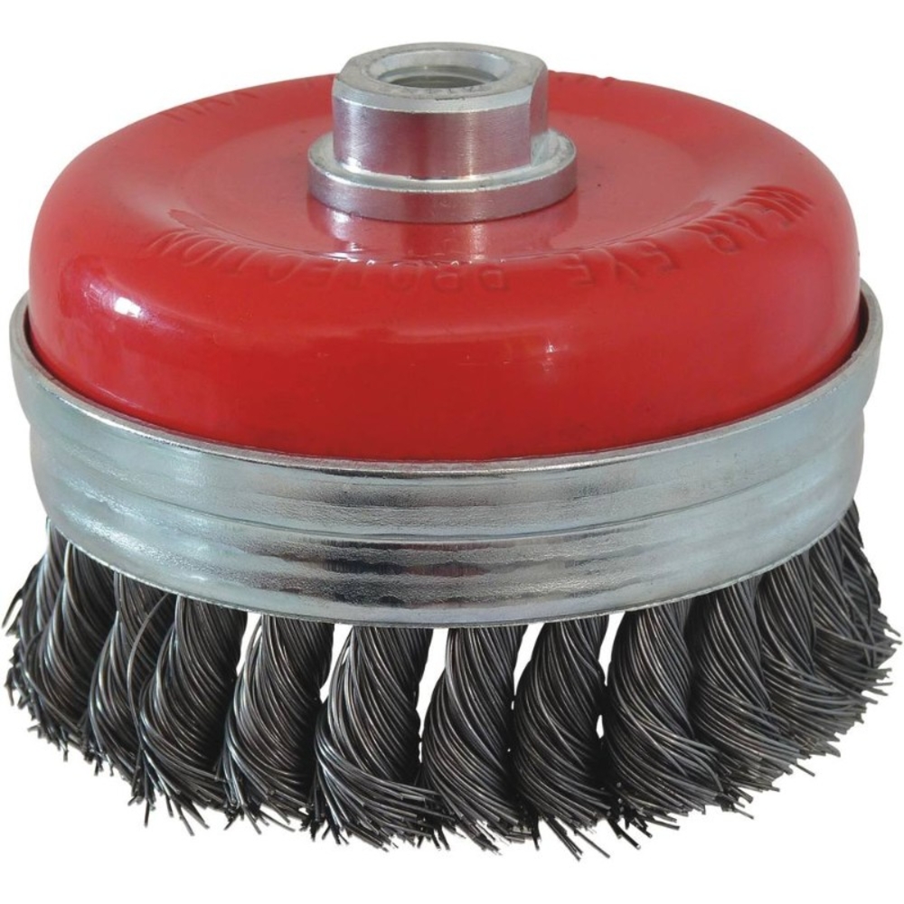 Brosse forme coupe boisseaux m14 100mm mêches torsadées DRAKKAR TOOLS - 15504