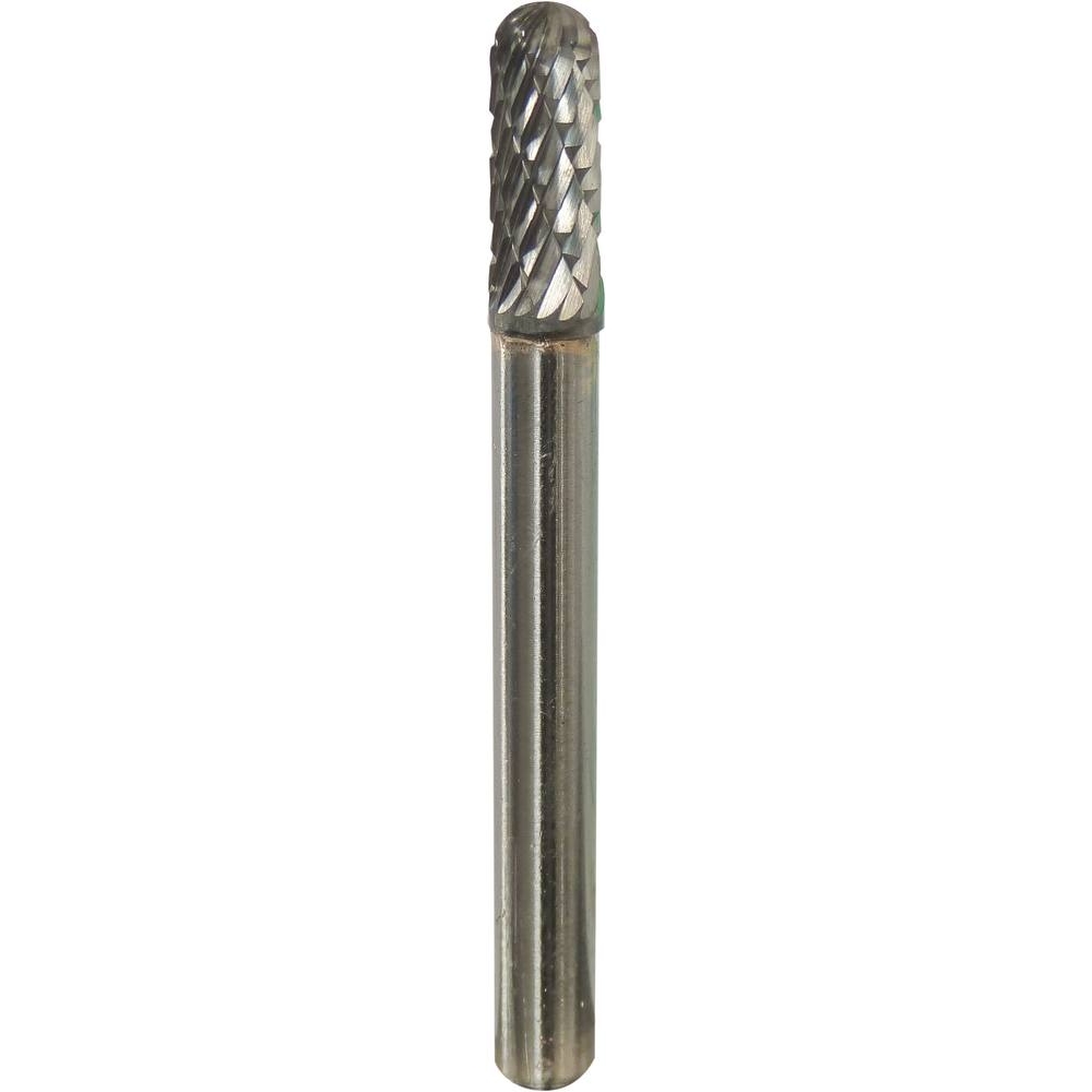 Fraise métallique cylindrique à bout arrondi sur tige 6mm DRAKKAR TOOLS - 15506
