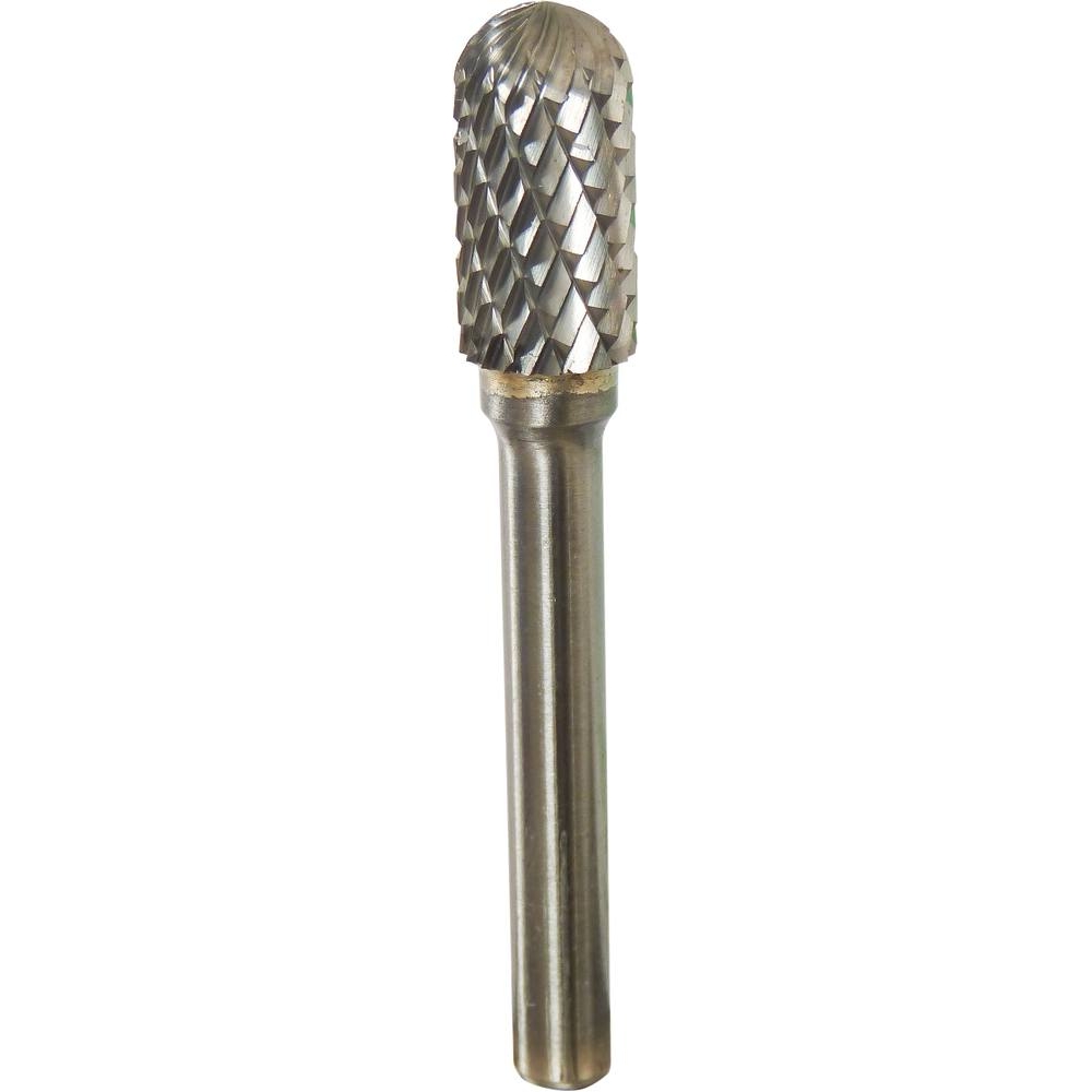 Fraise métallique cylindrique à bout arrondi sur tige 6mm DRAKKAR TOOLS - 15507