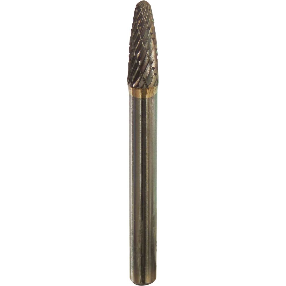 Fraise métallique ogive bout arrondi sur tige 6mm - 15512