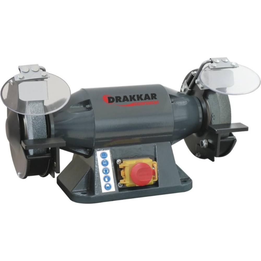 Touret à meuler 230v 520w 150mm meule/meule DRAKKAR EQUIPEMENT - 15528