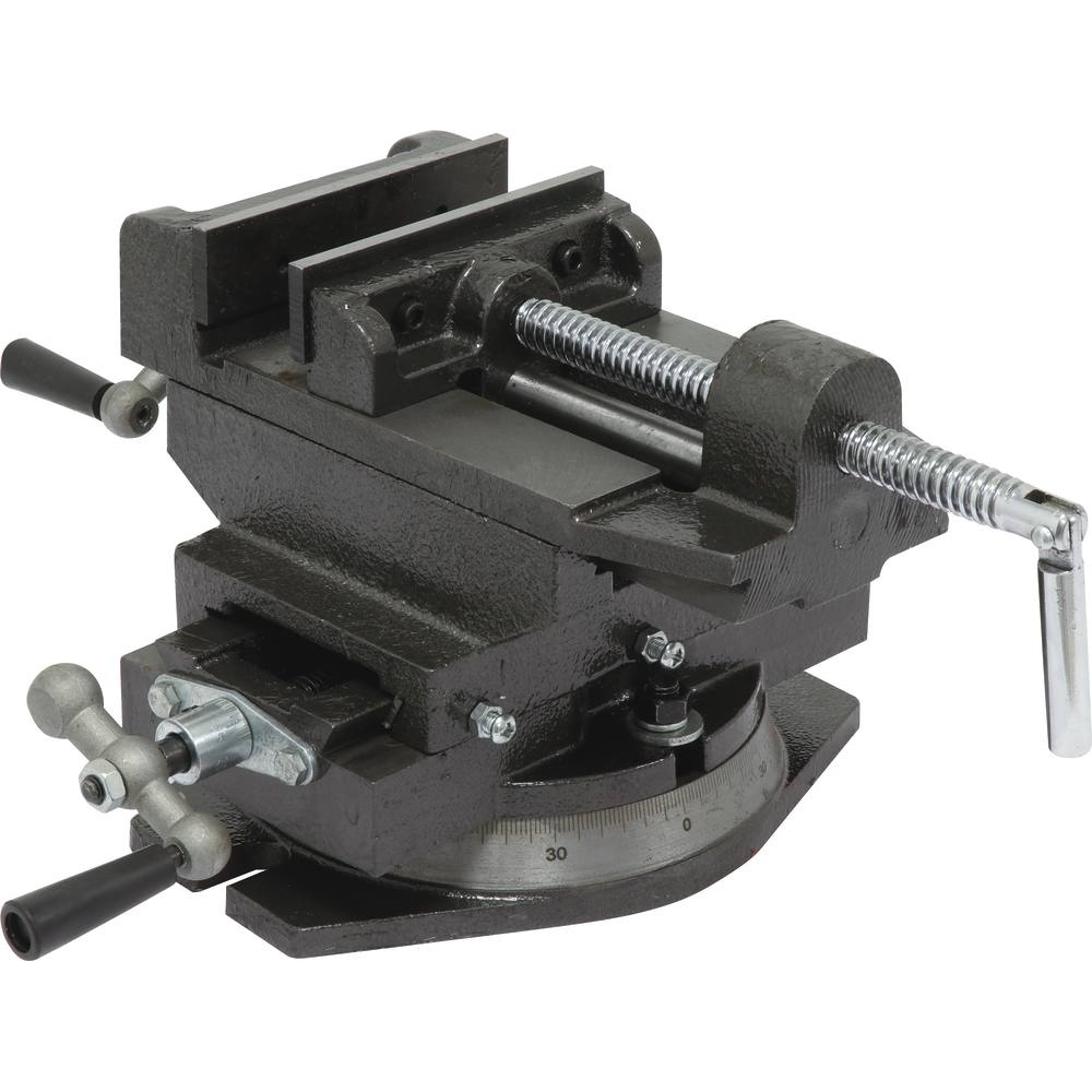 Etau 100mm à double translation base pivotante pour perceuse sur colonne DRAKKAR - 15600
