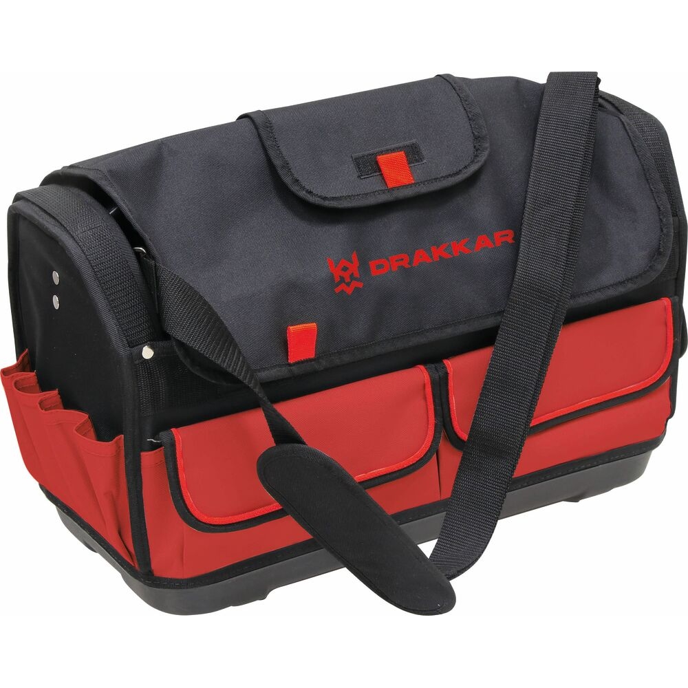 Sac porte-outils textile avec anse métallique 520x245x360mm DRAKKAR - 15691