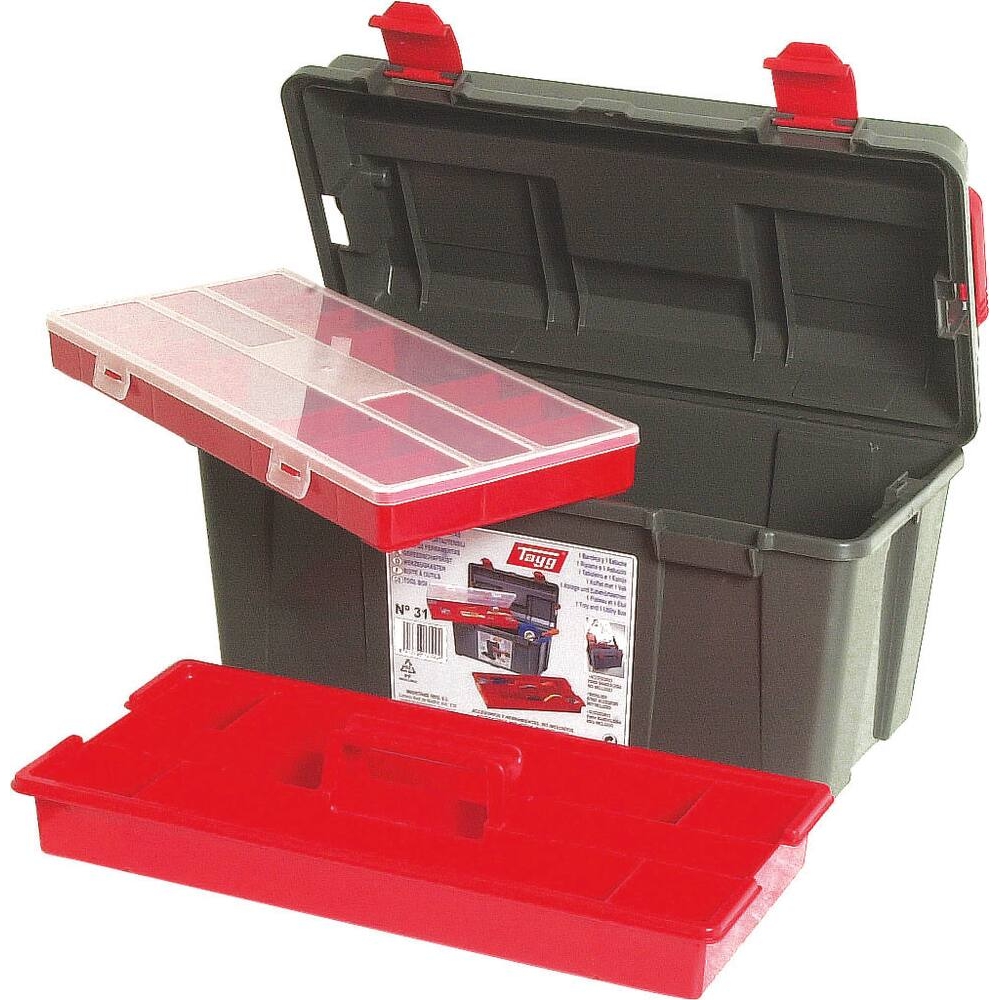 Boîte de rangement avec panier et mallette de rangement 445x235x230mm TAYG - 15715