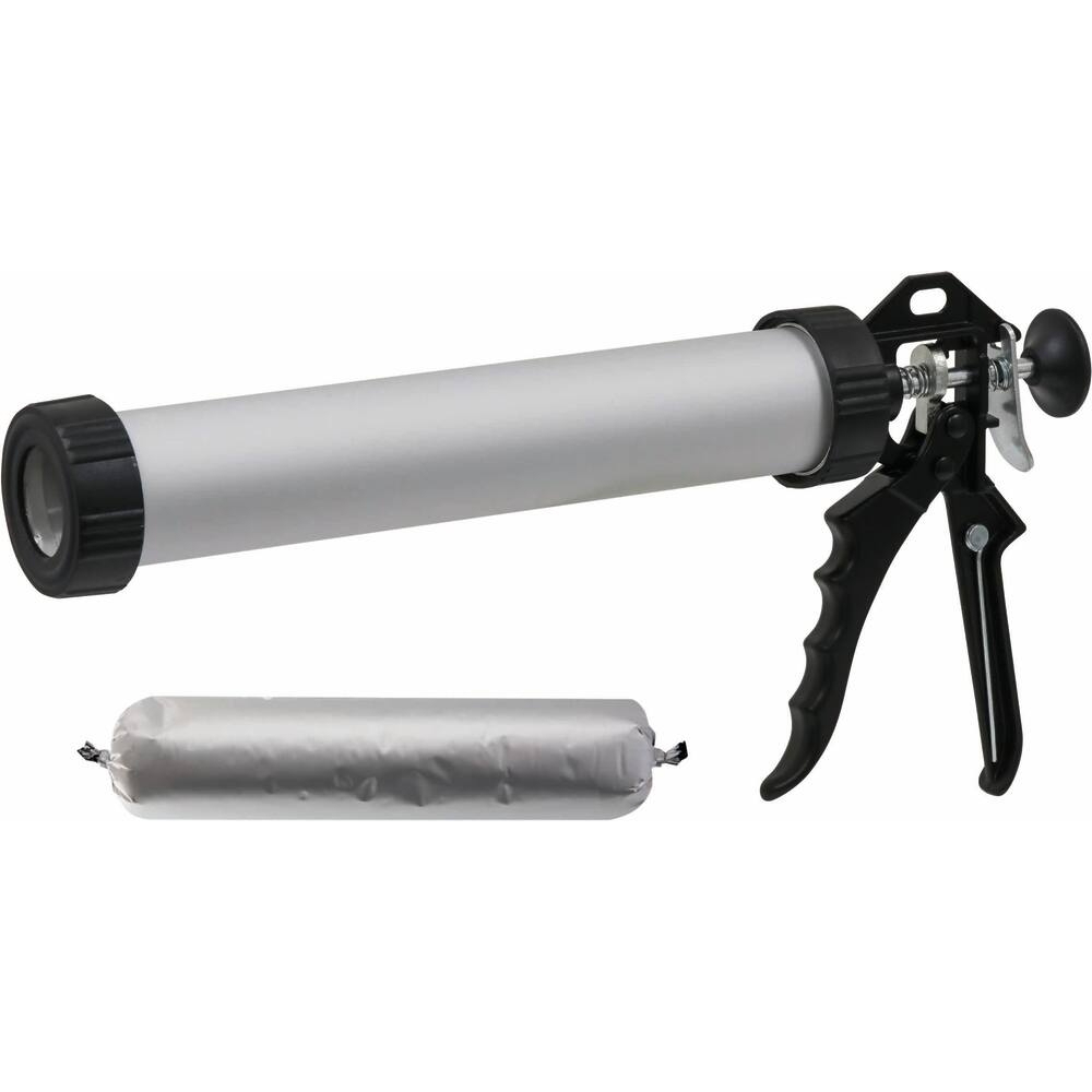 PISTOLET MASTIC MANUEL POUR CARTOUCHE 310ML + POCHE 300ML - TUBE ALU - DRAKKAR EQUIPEMENT - 15738