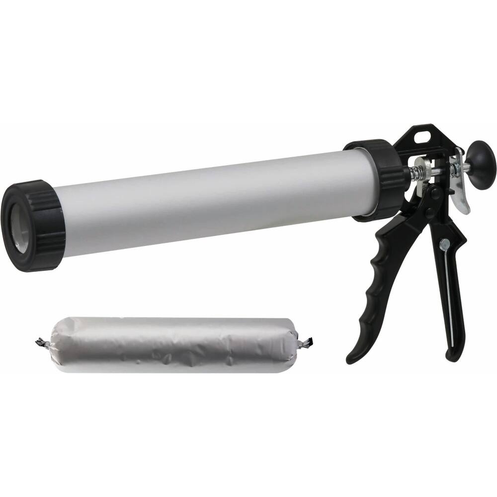 Pistolet à mastic tube métallique pour cartouches et poches 300ml DRAKKAR - 15738