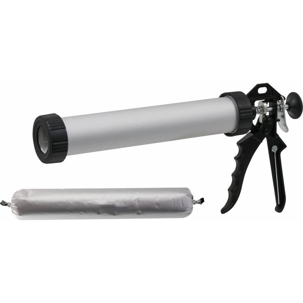 Pistolet à mastic tube métallique pour cartouches et poches 400ml DRAKKAR - 15741