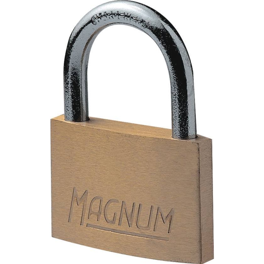 Cadenas corps laiton 50mm anse acier 2 clés - - 15773