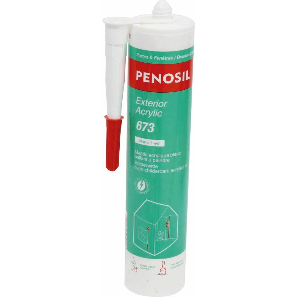 Mastic acrylique pour fissures peut être peint - cartouche de 300ml PENOSIL - 15842
