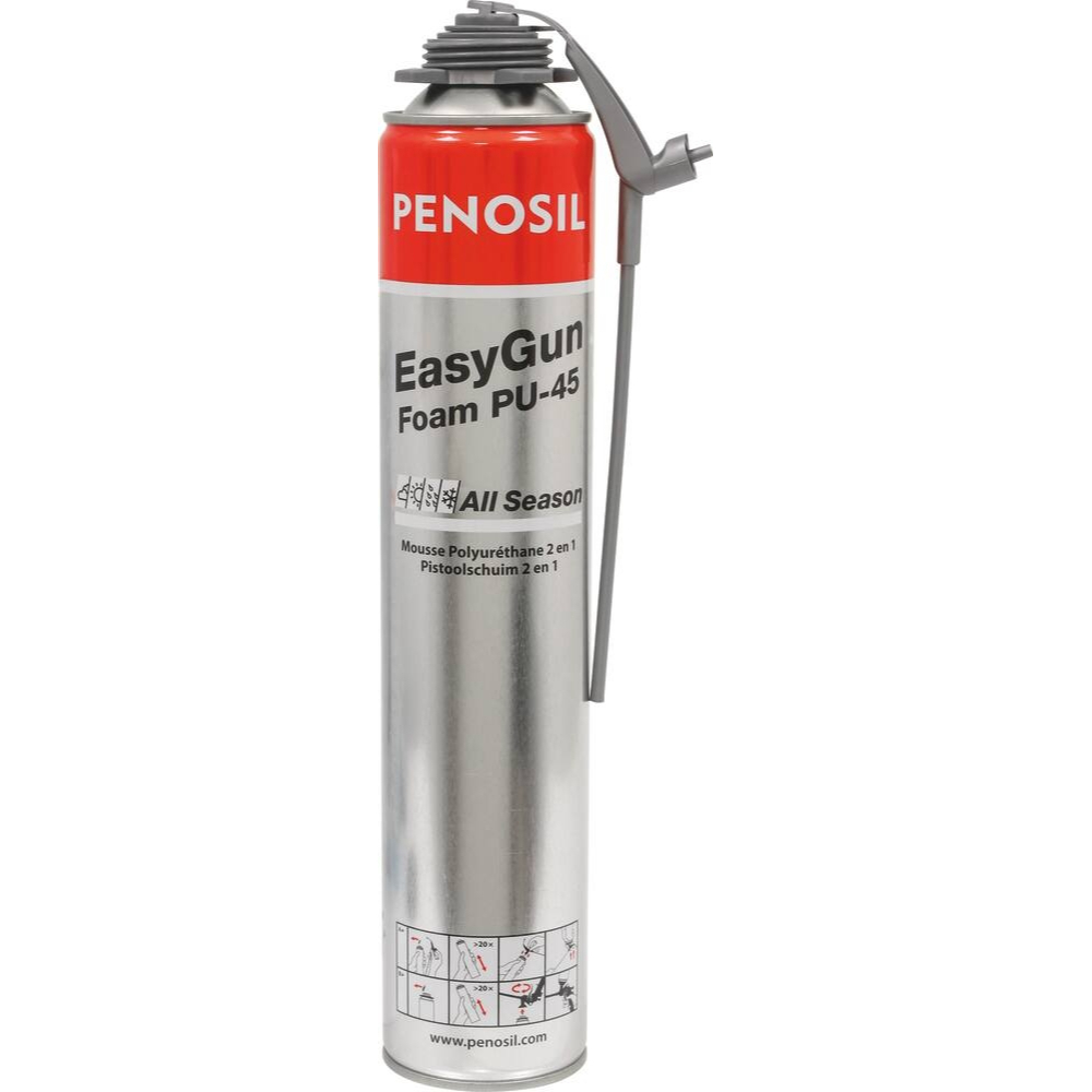 Mousse polyuréthane expansive - aérosol 750ml - Lot de 12 - PENOSIL - 15875.12