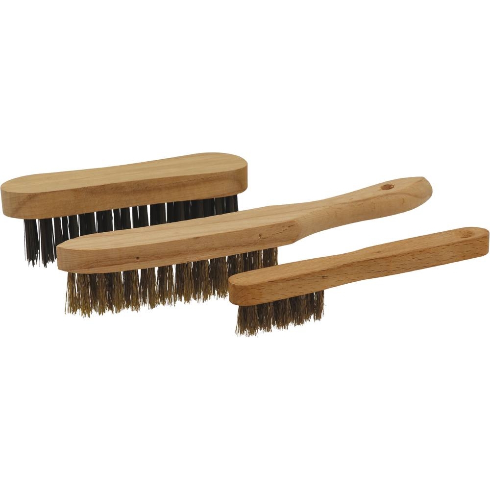 Brosse métallique - lot de 3 pcs - 15876