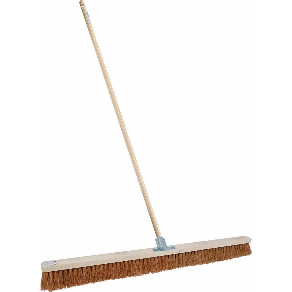 Balai coco d'atelier 1000x60mm avec manche bois - 15937