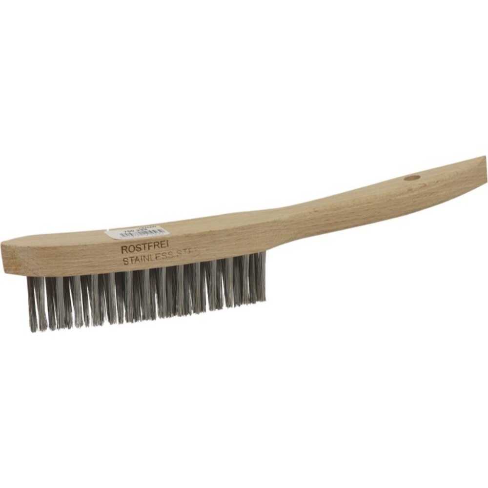 Brosse manuelle en v speciale soudure 295x145x35 fil inox - 15988