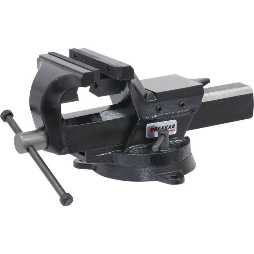 Etau acier 150mm avec enclume/serre-tube/base pivotante à 360° DRAKKAR EQUIPEMENT - 15996