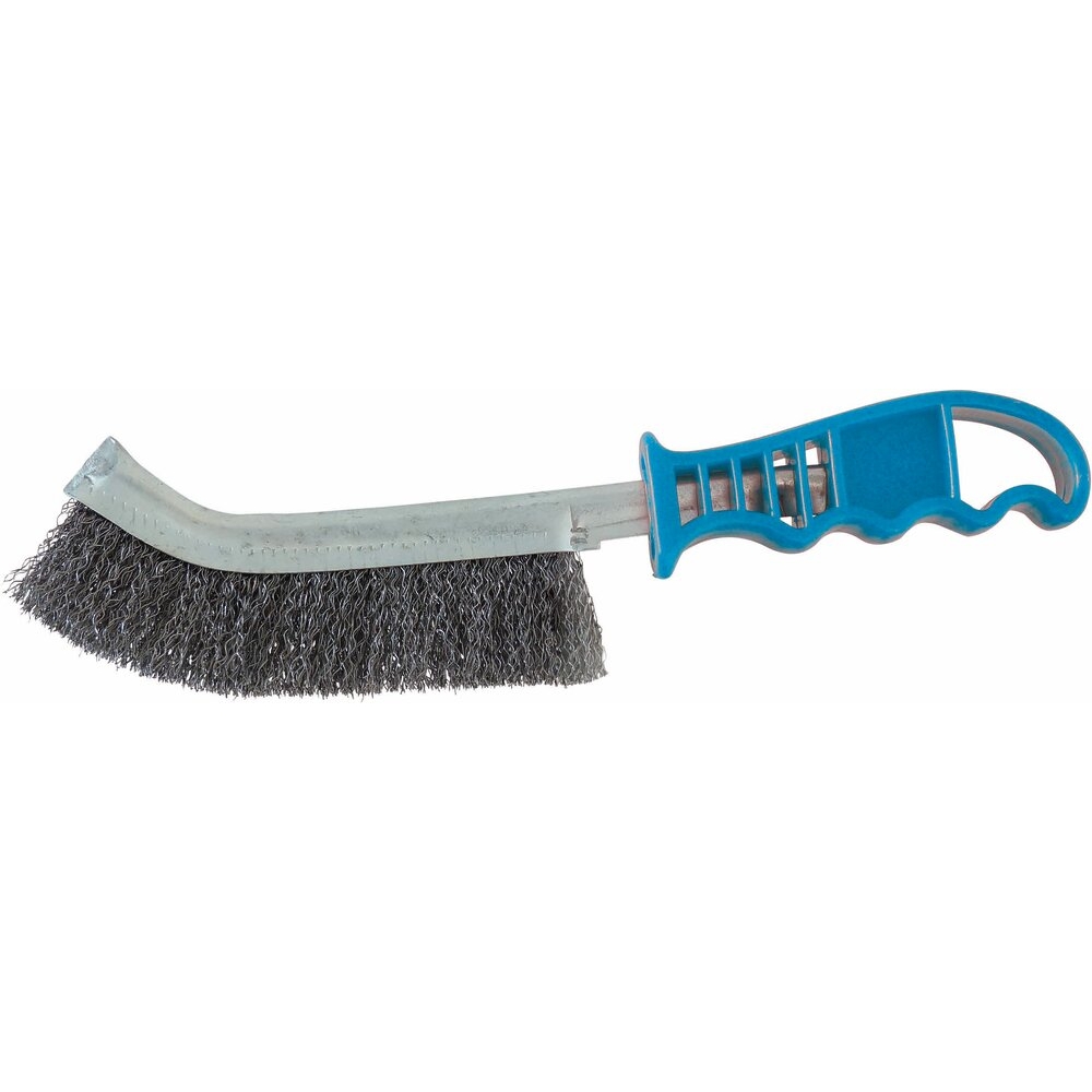 Brosse métallique convexe fil acier 250mm avec manche PVC STILKER - 15999