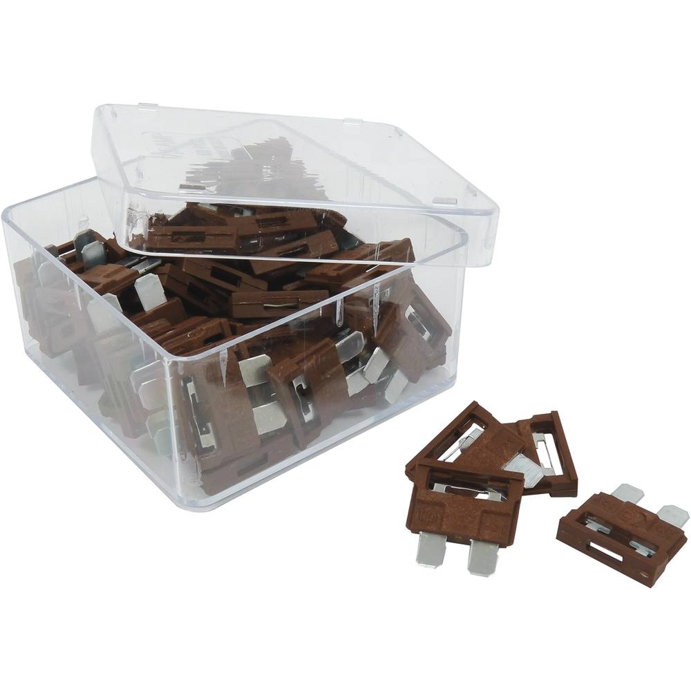 Fusible enfichable 7,5A marron - lot de 50 pcs SODELEC - 16042