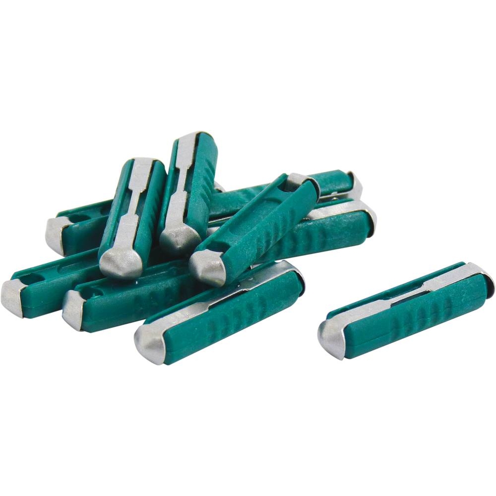 Fusible steatite 10A vert - de 10 pcs SODELEC - 16057