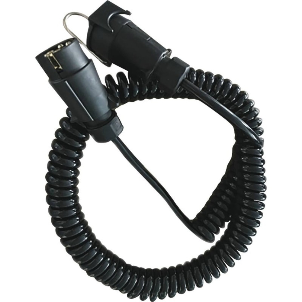 Rallonge de rampe d'éclairage spirale 7,50m 7 fils 7 plots SODELEC - 16068