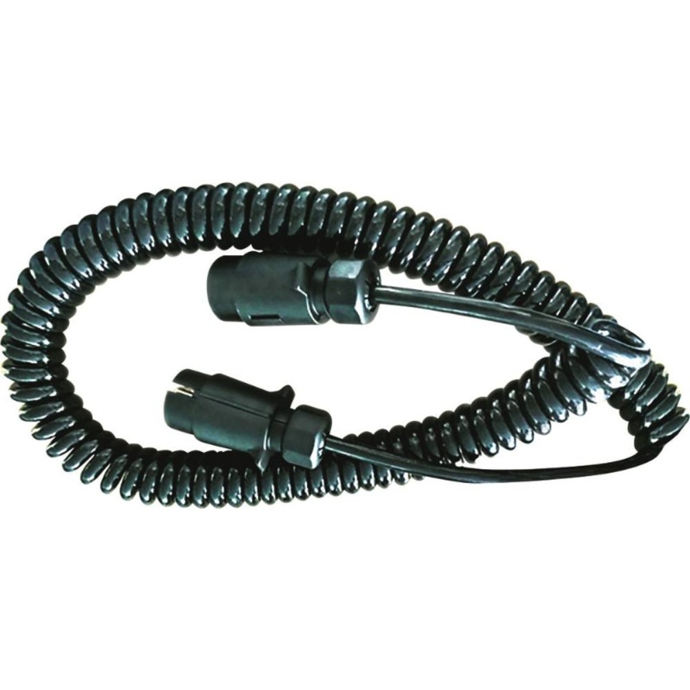 Rallonge de rampe d'éclairage spirale 7,50m 7 fils 7 plots SODELEC - 16069