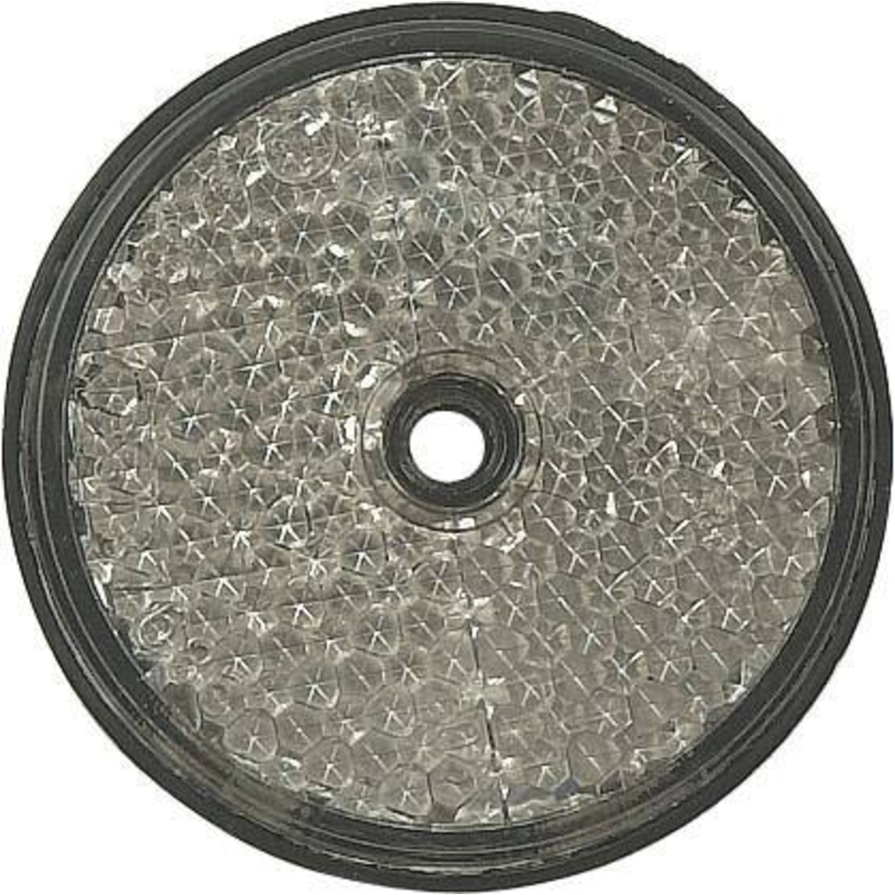 Catadioptre rond 60mm blanc à  fixer AJ.BA - 16084