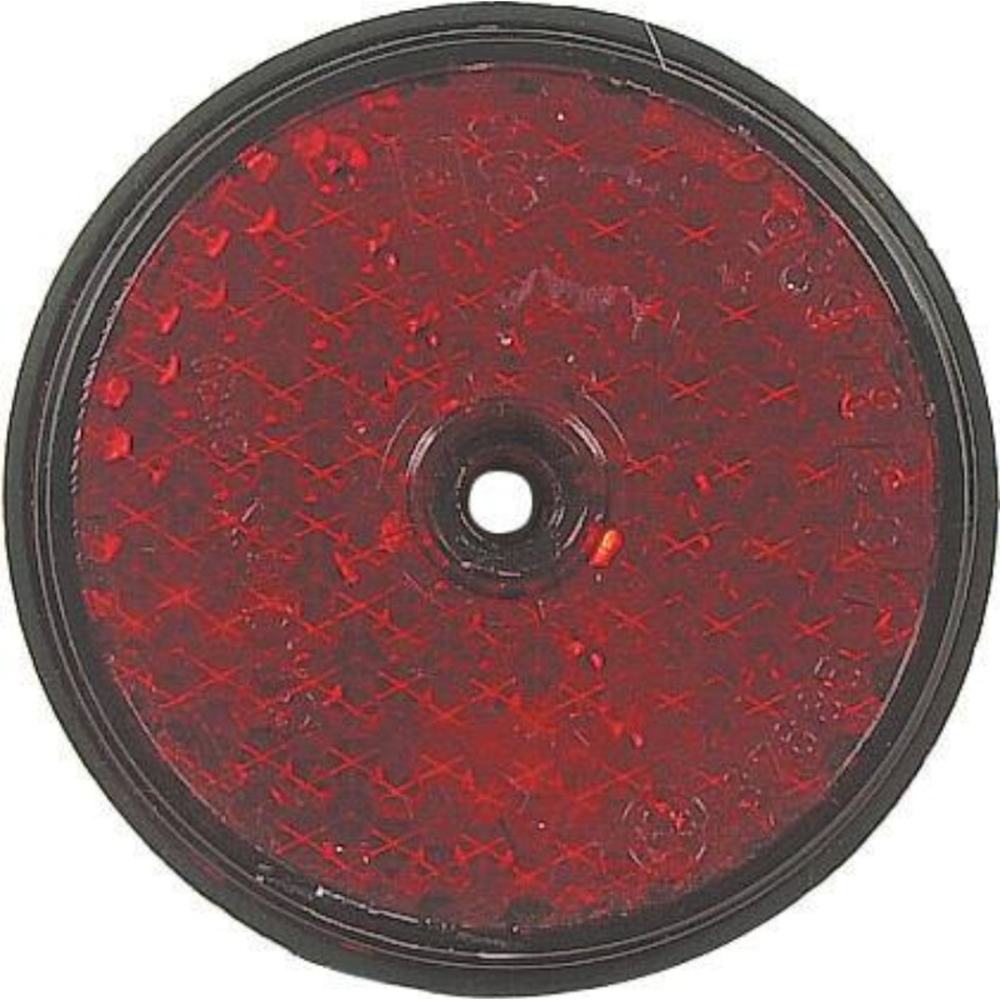 Catadioptre rouge trou central diam.61 AJ.BA - 16086