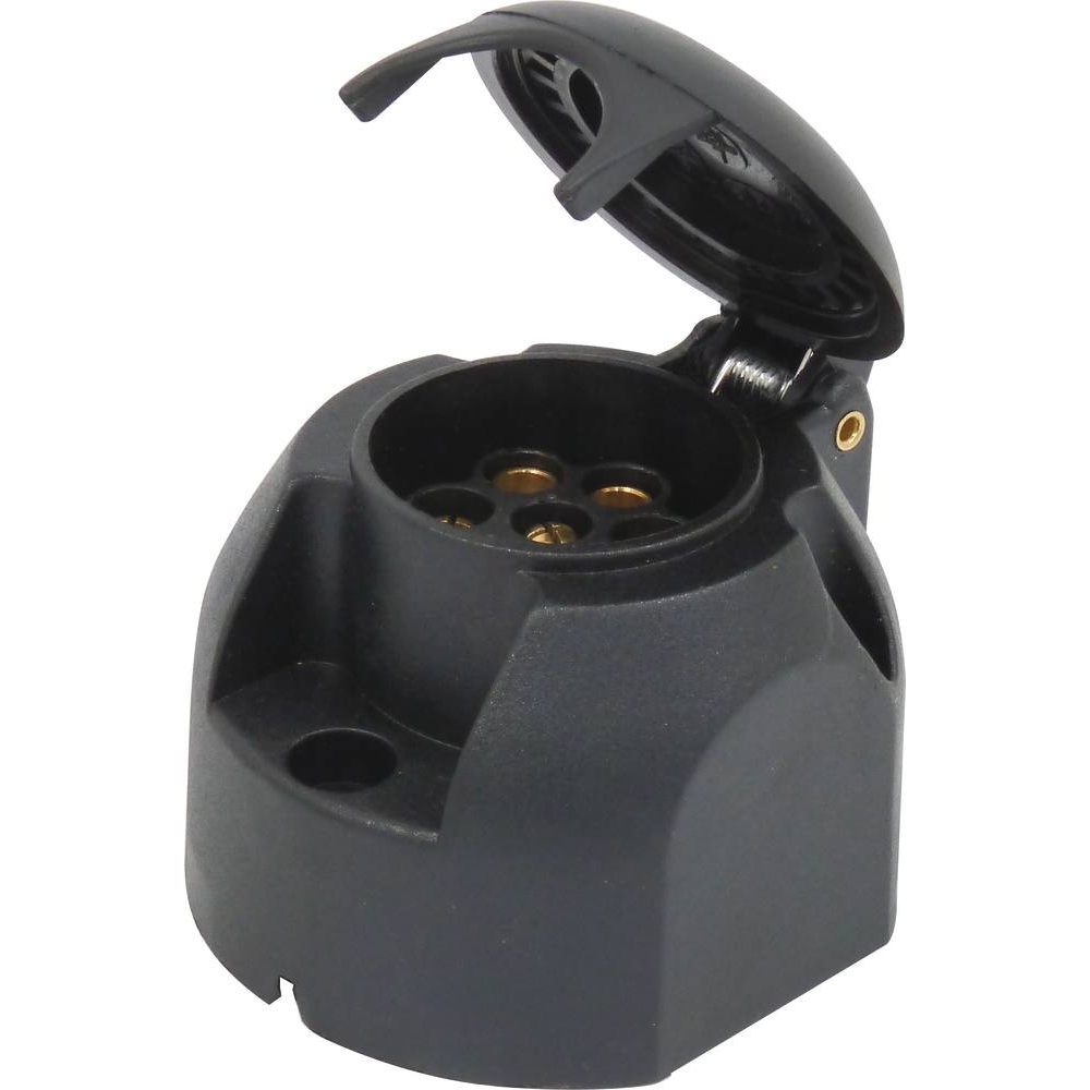 Socle femelle plastique compact 7 plots - SODELEC - 16125