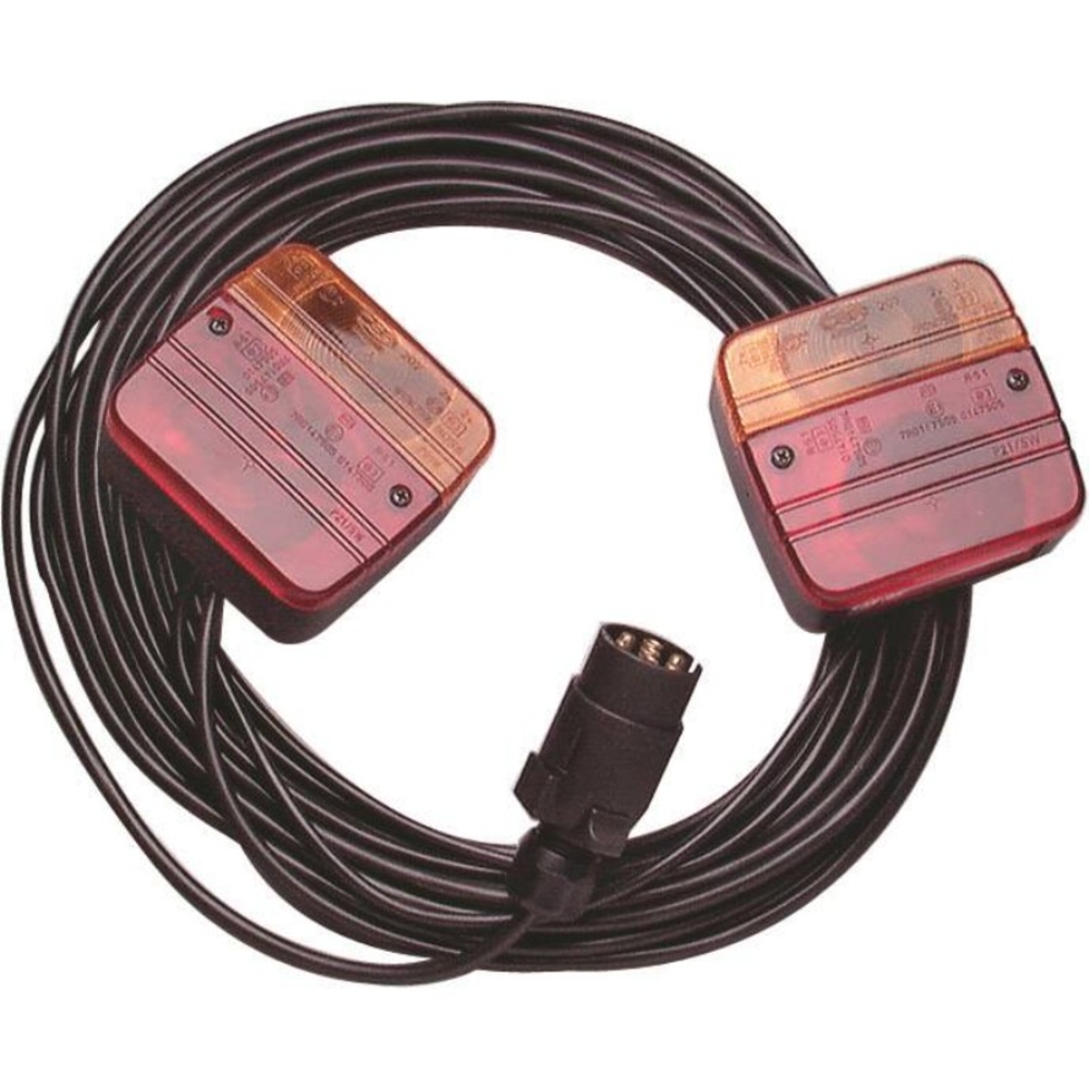 Kit de signalisation arriere cable long 7.50 m SODIFLASH - 16132