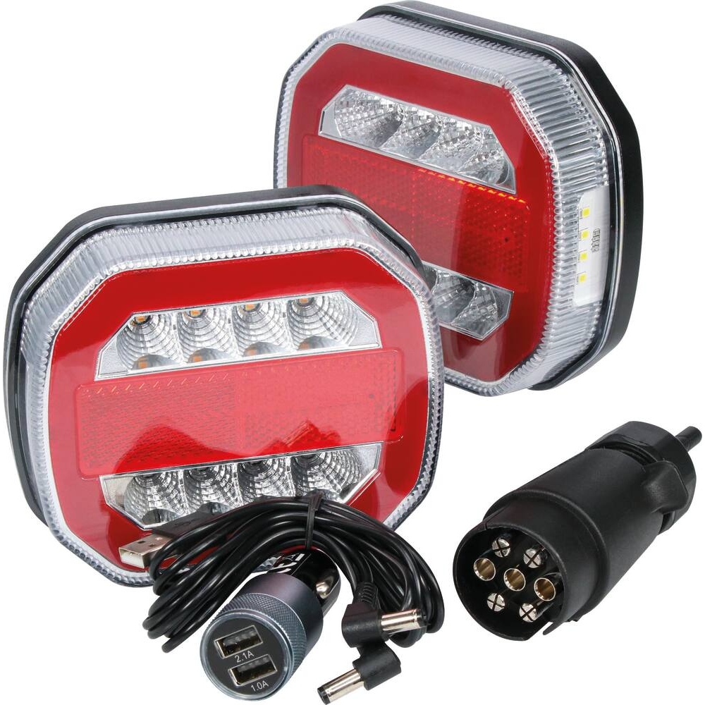 Kit de signalisation arrière LED 12V magnétique WIFI SODIFLASH - 16142