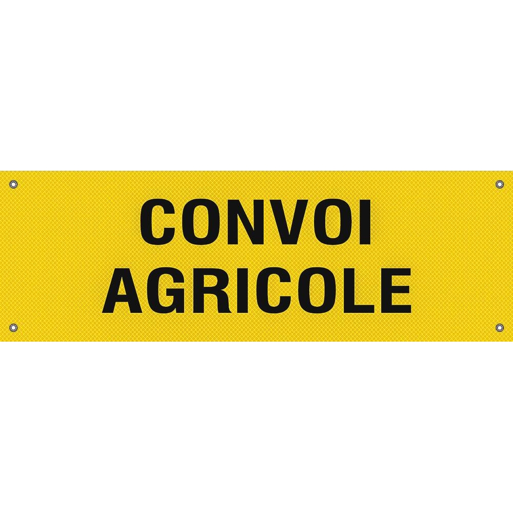 Panneau convoi agricole souple toile PVC 1200x400mm - 16277