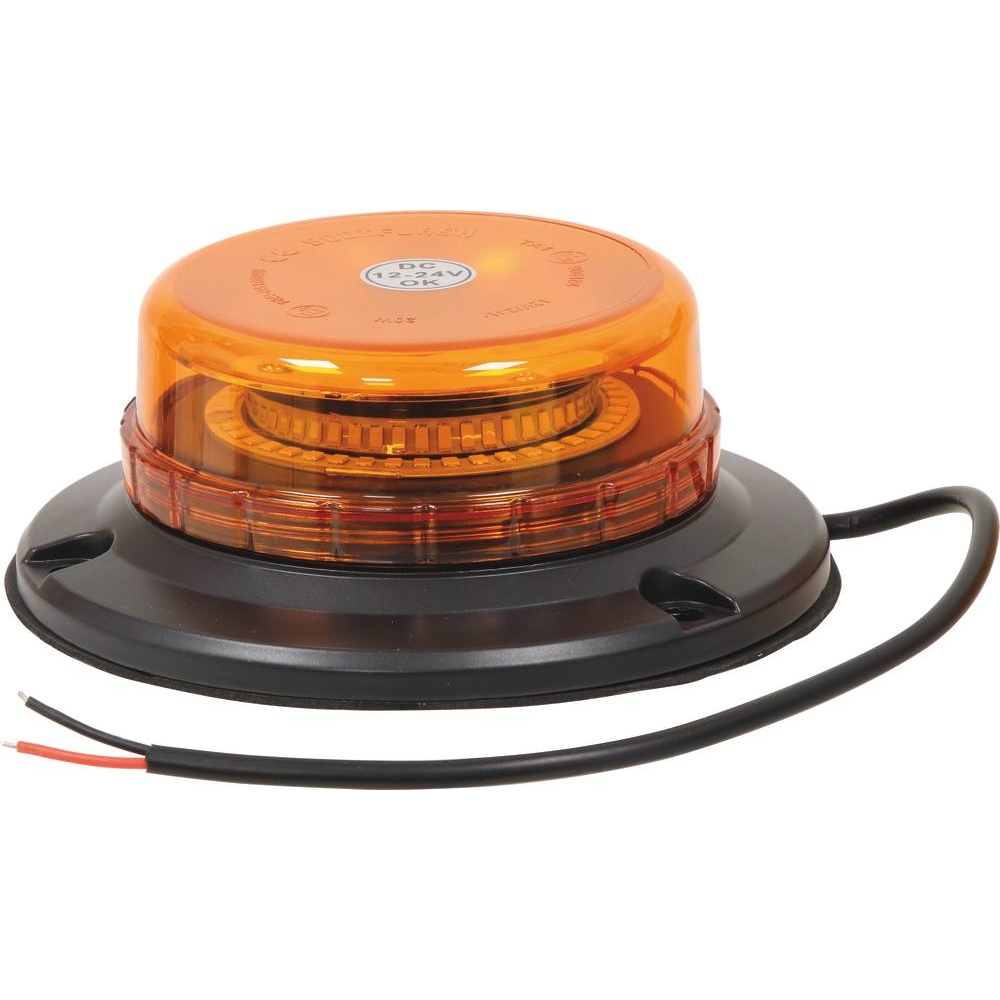 Gyrophare LED extra plat 12/24V double flash fixation à plat SODIFLASH - 16310