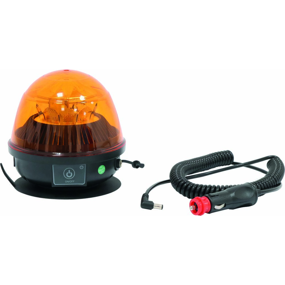 Gyrophare LED sur batterie 4A/h base magnétique SODIFLASH - 16378