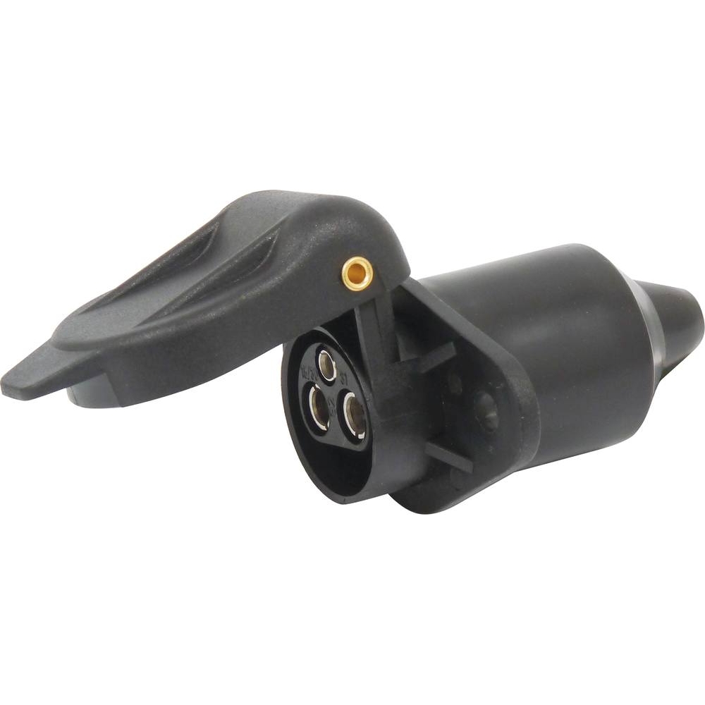 Prise 3 plots femelle plastique 2 points de fixation SODELEC - 16440