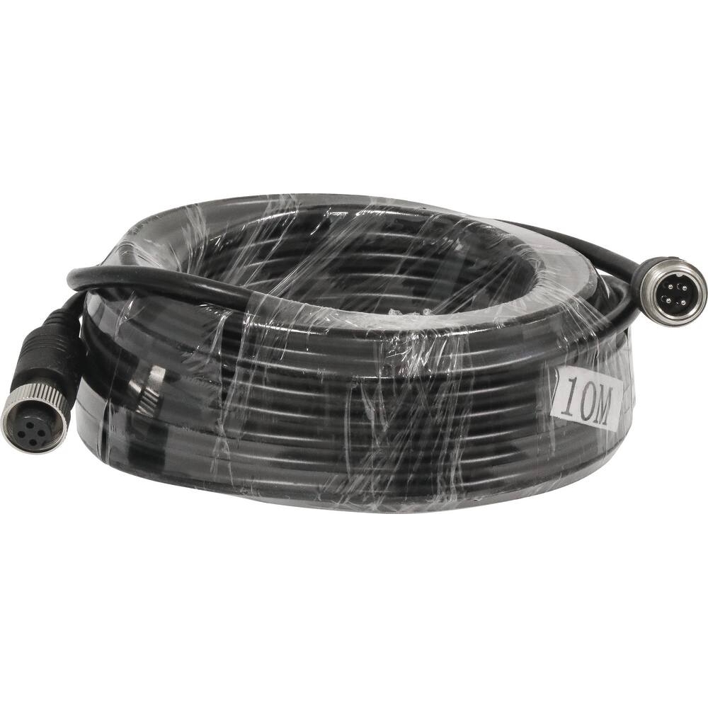 Câble 10m avec connecteur male 4 broches pour caméra de recul/écran vidéo SODIFLASH - 16473