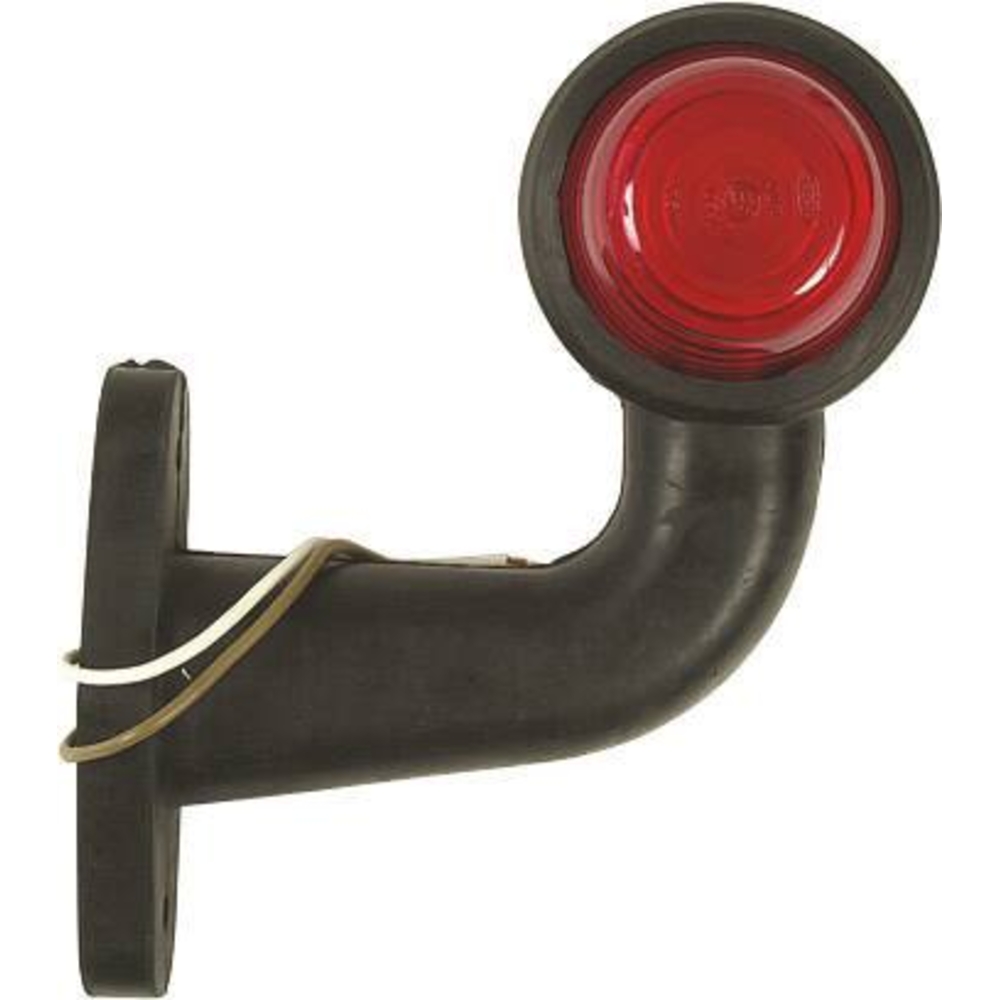 Feu de gabarit rouge/blanc déporté coudé 120mm SODIFLASH - 16478