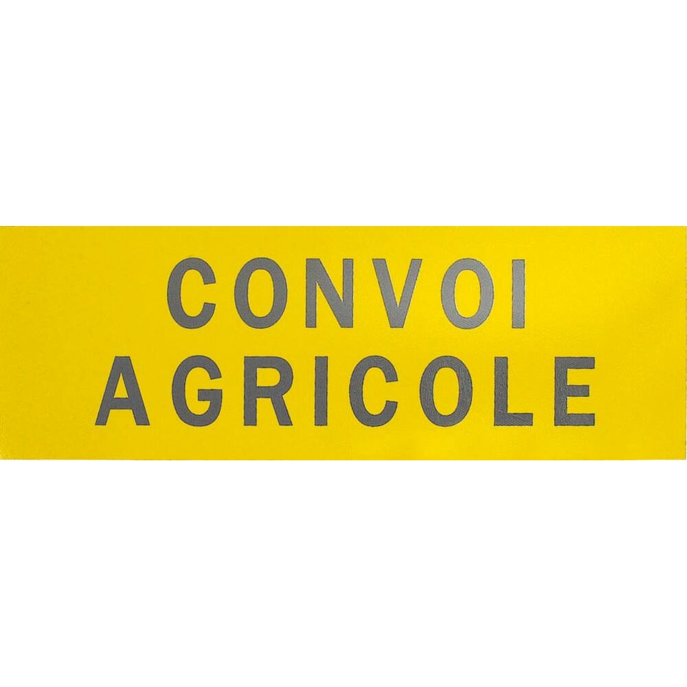 Panneau convoi agricole rigide 1200x400mm - 16517
