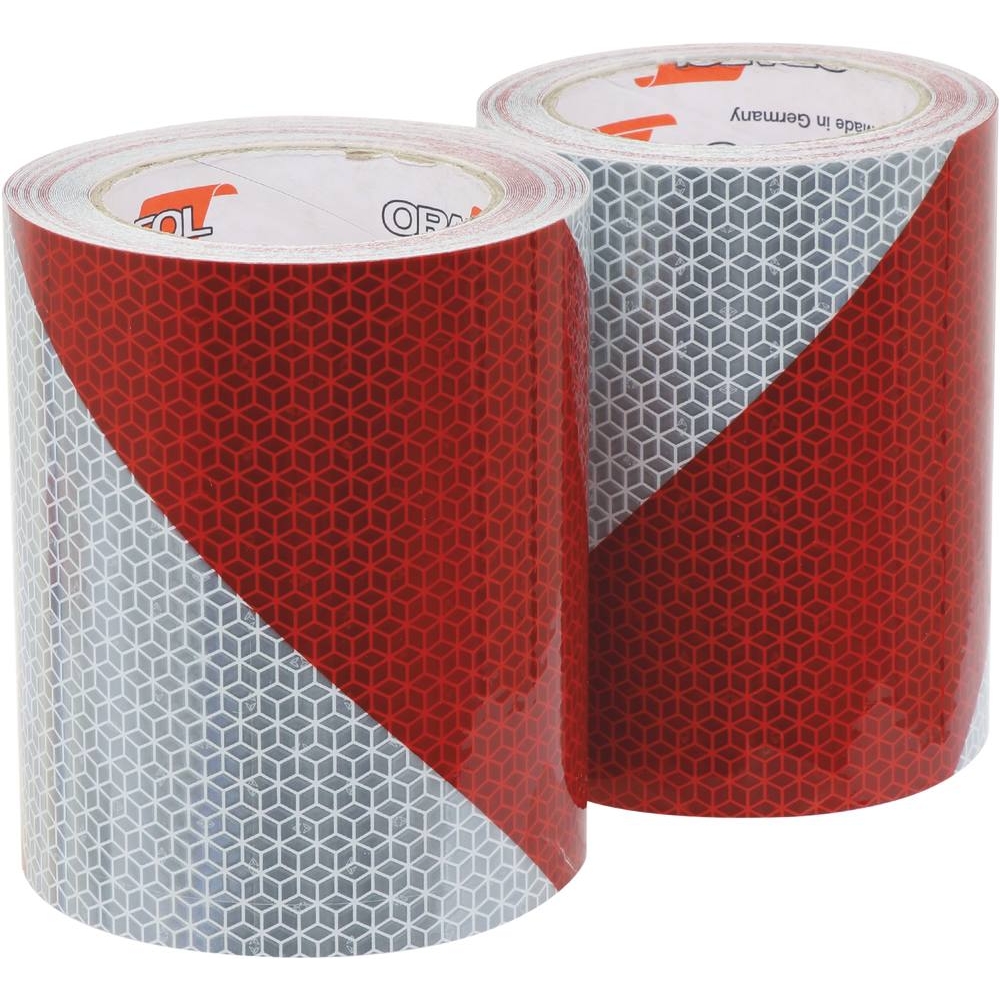 Bande rétroréfléchissante adhésive inclinée class 2 2x9m - lot côté droit et gauche ORAFOL - 16521