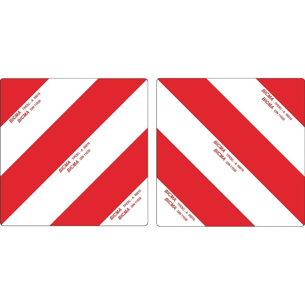 Plaque alu réfléchissante double face 423x423mm - lot de 2 pcs - 16577