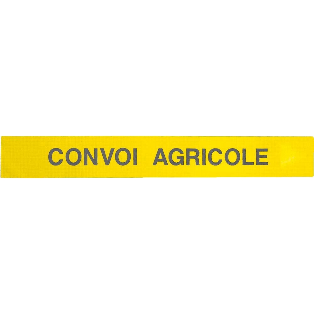 Panneau convoi agricole rigide 1900x250mm - 16579