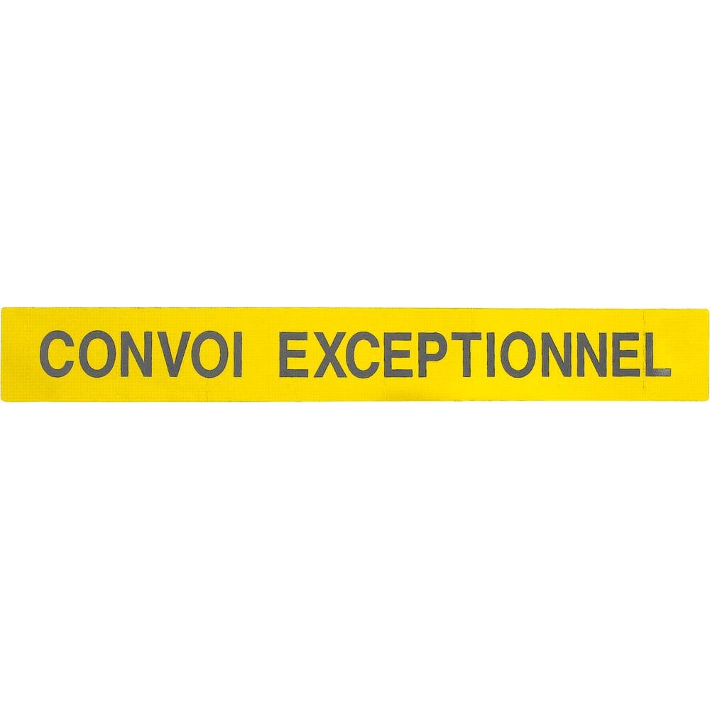 Panneau convoi exceptionnel rigide 1900x250mm - 16589