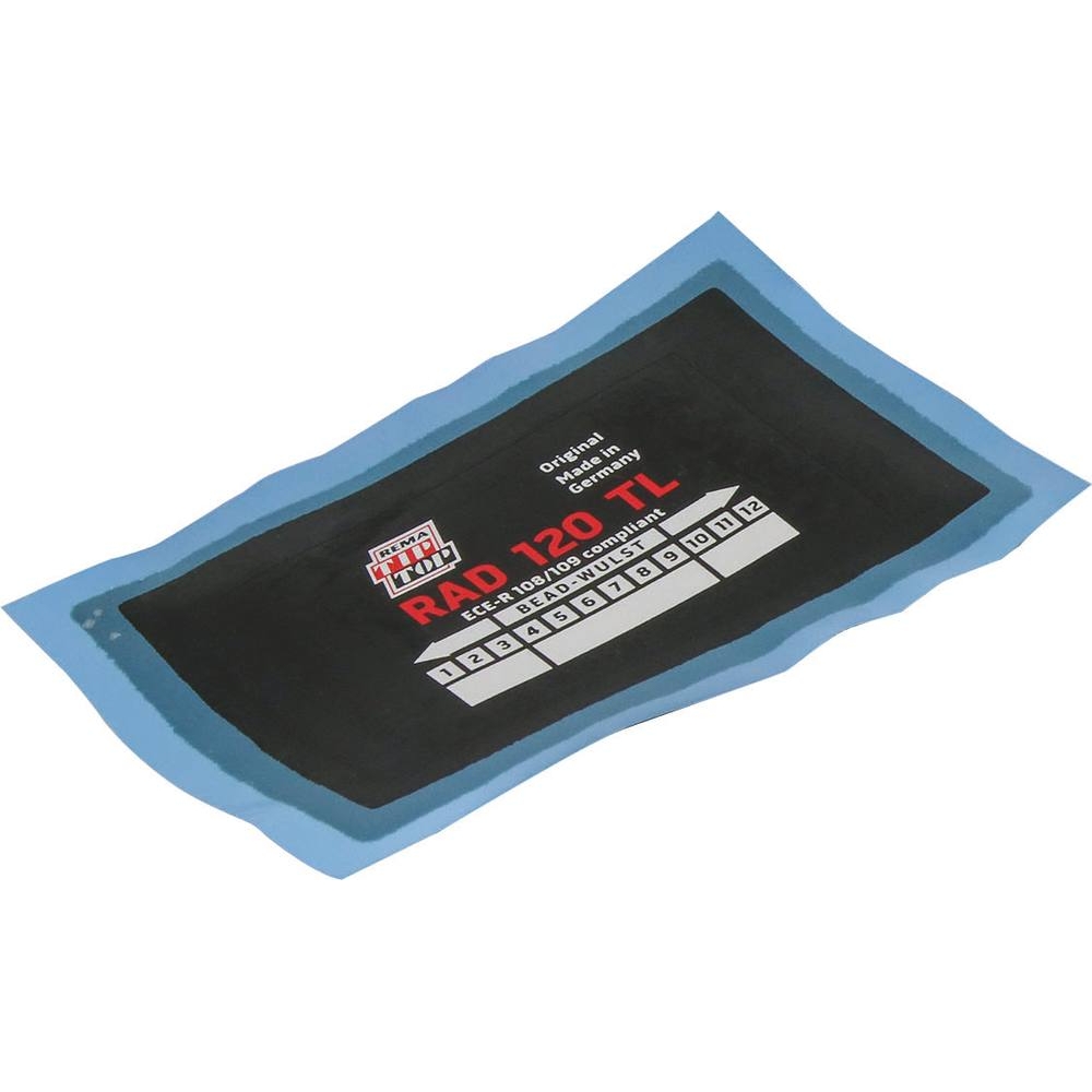 Emplâtre pour pneus RAD 120TL 2 plis 80x125mm - REMA TIP TOP - 16609