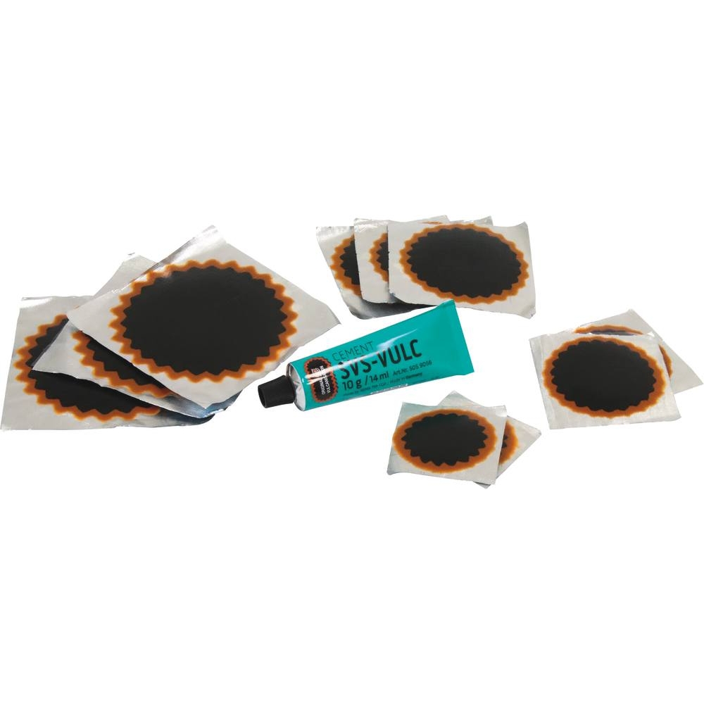 Rustine pour chambre à air assortiment - de 10 pcs REMA TIP TOP - 16620